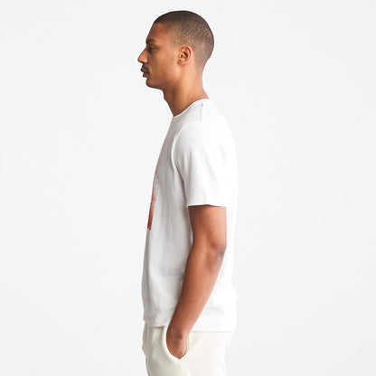 Mens Timberland Outdoor Archive T-Shirt for Men in White