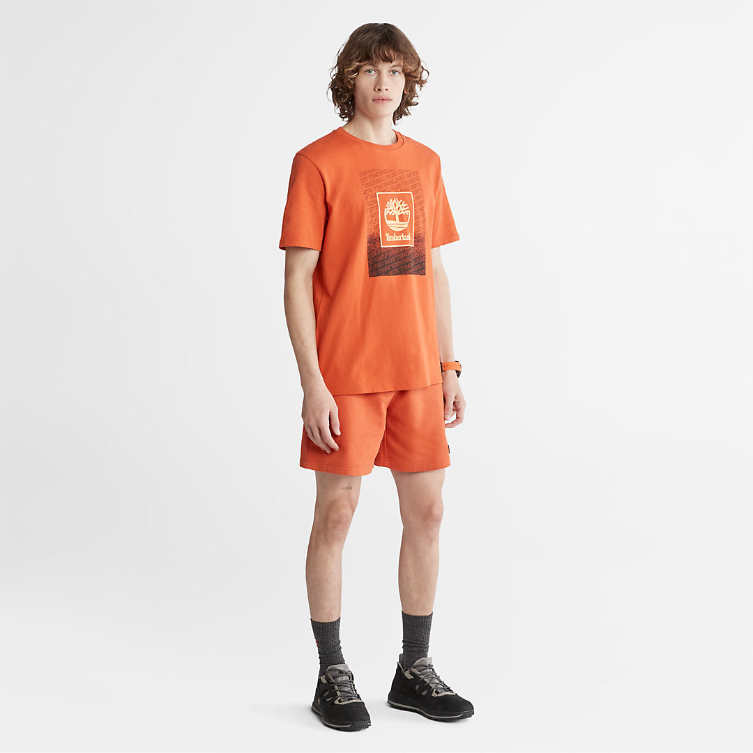 Mens Timberland Outdoor Archive T-Shirt for Men in Orange
