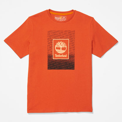 Mens Timberland Outdoor Archive T-Shirt for Men in Orange
