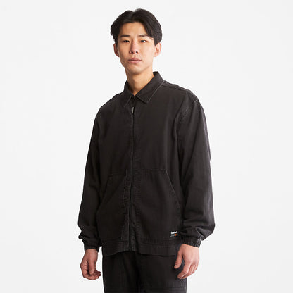 Mens Timberland Progressive Utility Light Denim Jacket for Men in Black