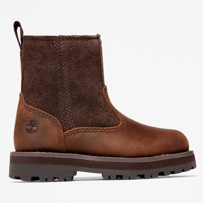 Kids Timberland Courma Kid Warm Boot for Toddler in Dark Brown