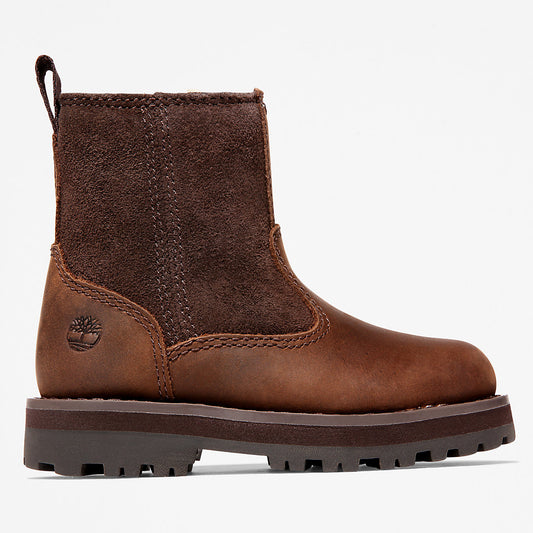 Kids Timberland Courma Kid Warm Boot for Toddler in Dark Brown
