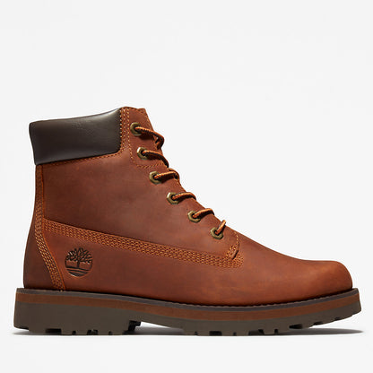 Kids Timberland Courma Kid 6 Inch Side-zip Boot for Junior in Brown