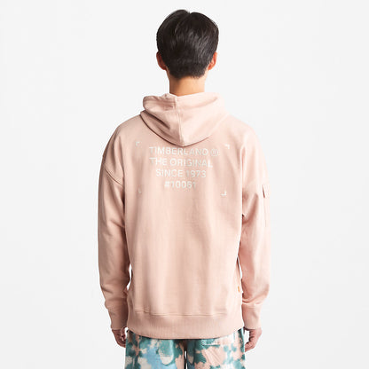 Mens Timberland Progressive Utility Hoodie for Men in Light Pink