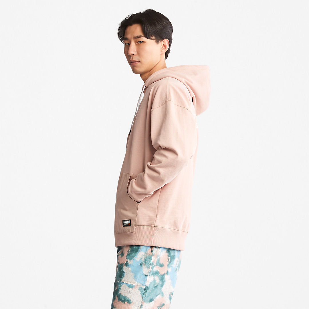 Mens Timberland Progressive Utility Hoodie for Men in Light Pink