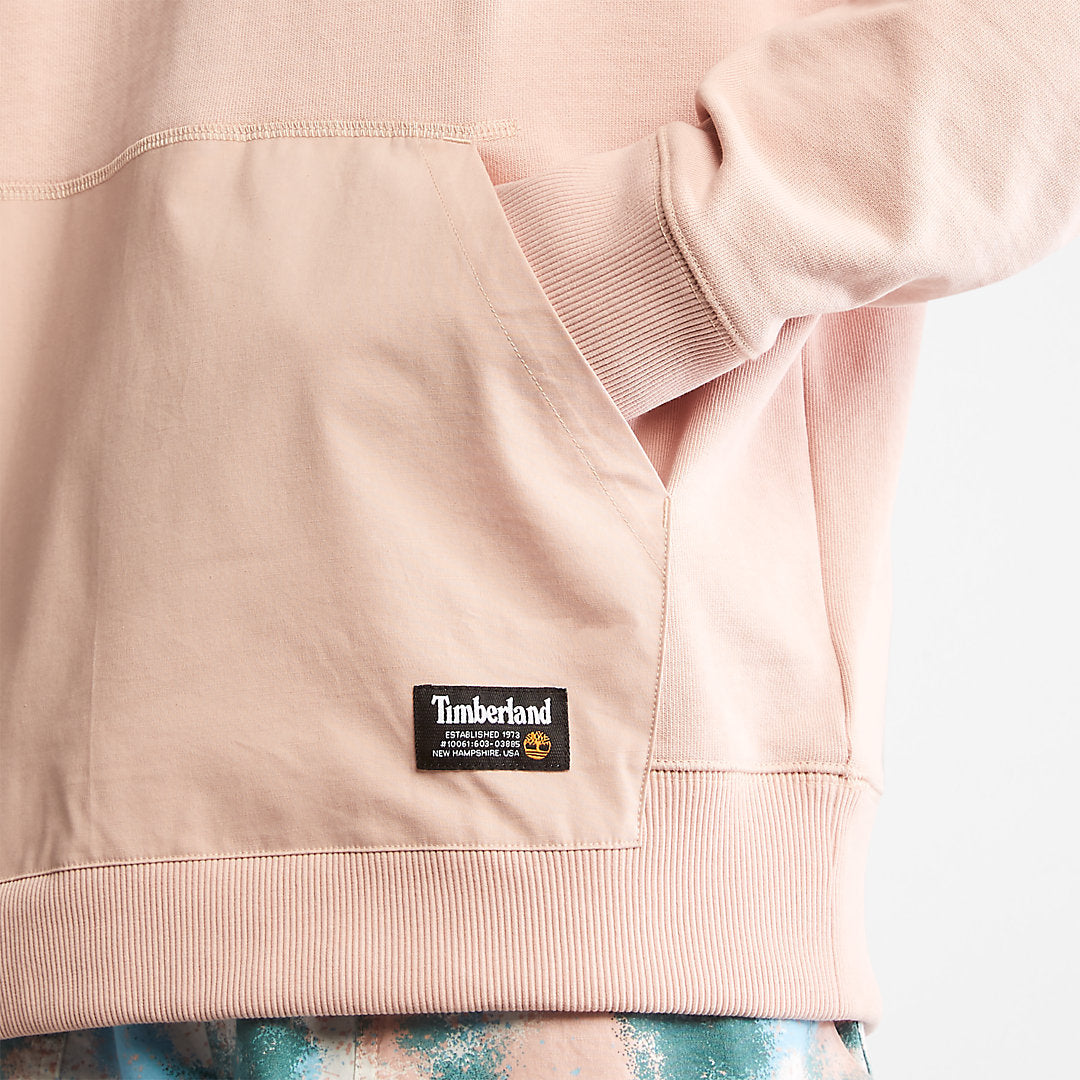 Mens Timberland Progressive Utility Hoodie for Men in Light Pink