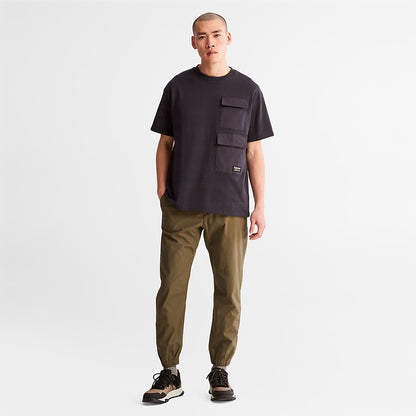 Mens Timberland Progressive Utility Multi-pocket T-Shirt for Men in Black