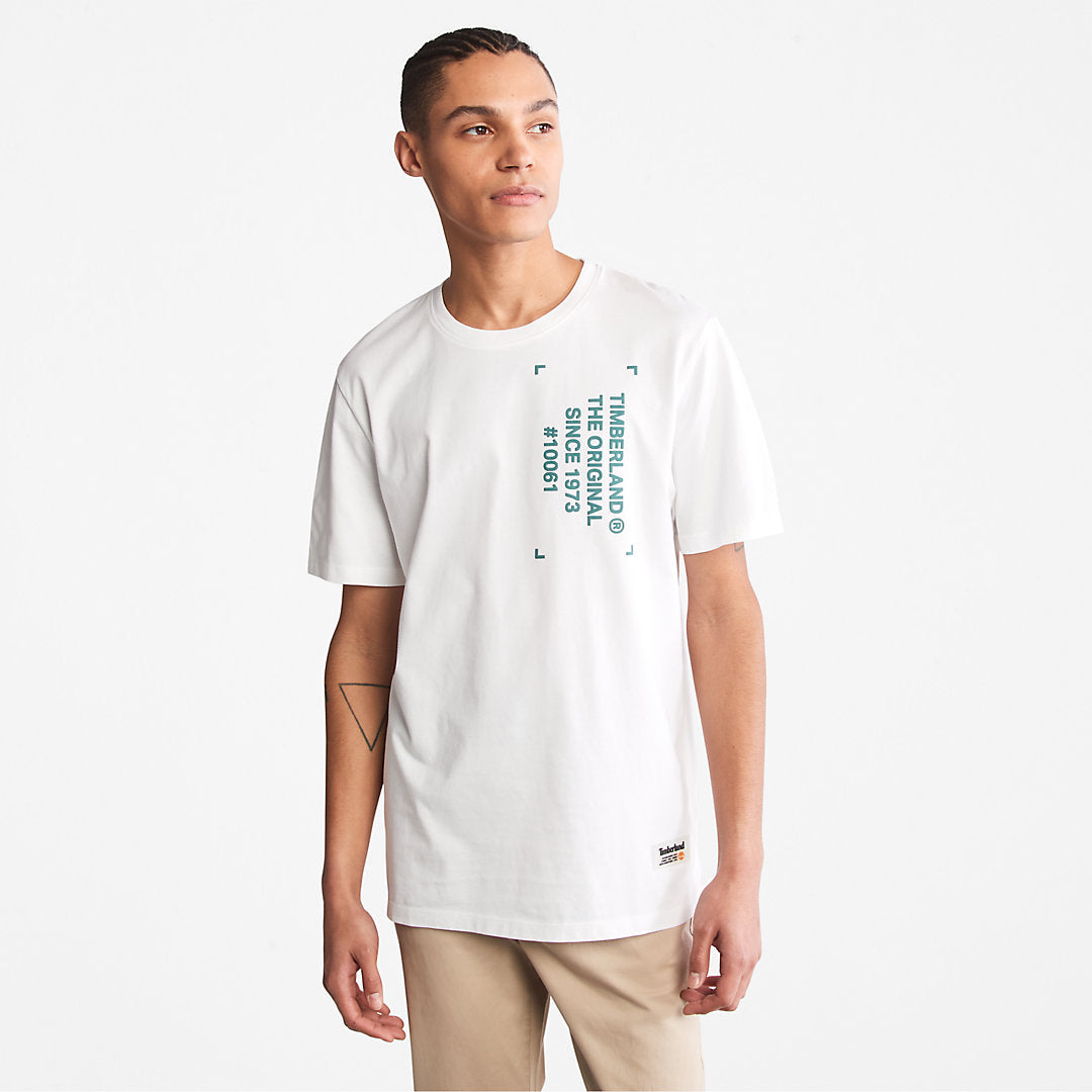 Mens Timberland Progressive Utility Graphic T-Shirt for Men in White