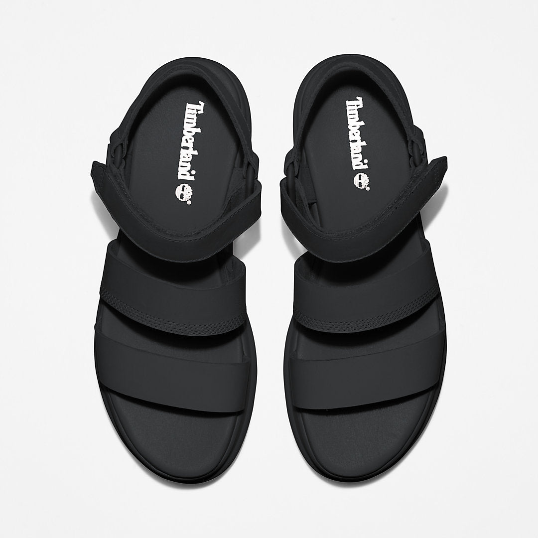Womens Timberland London Vibe Ankle-Strap Sandal for Women in Black