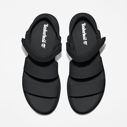 Womens Timberland London Vibe Ankle-Strap Sandal for Women in Black