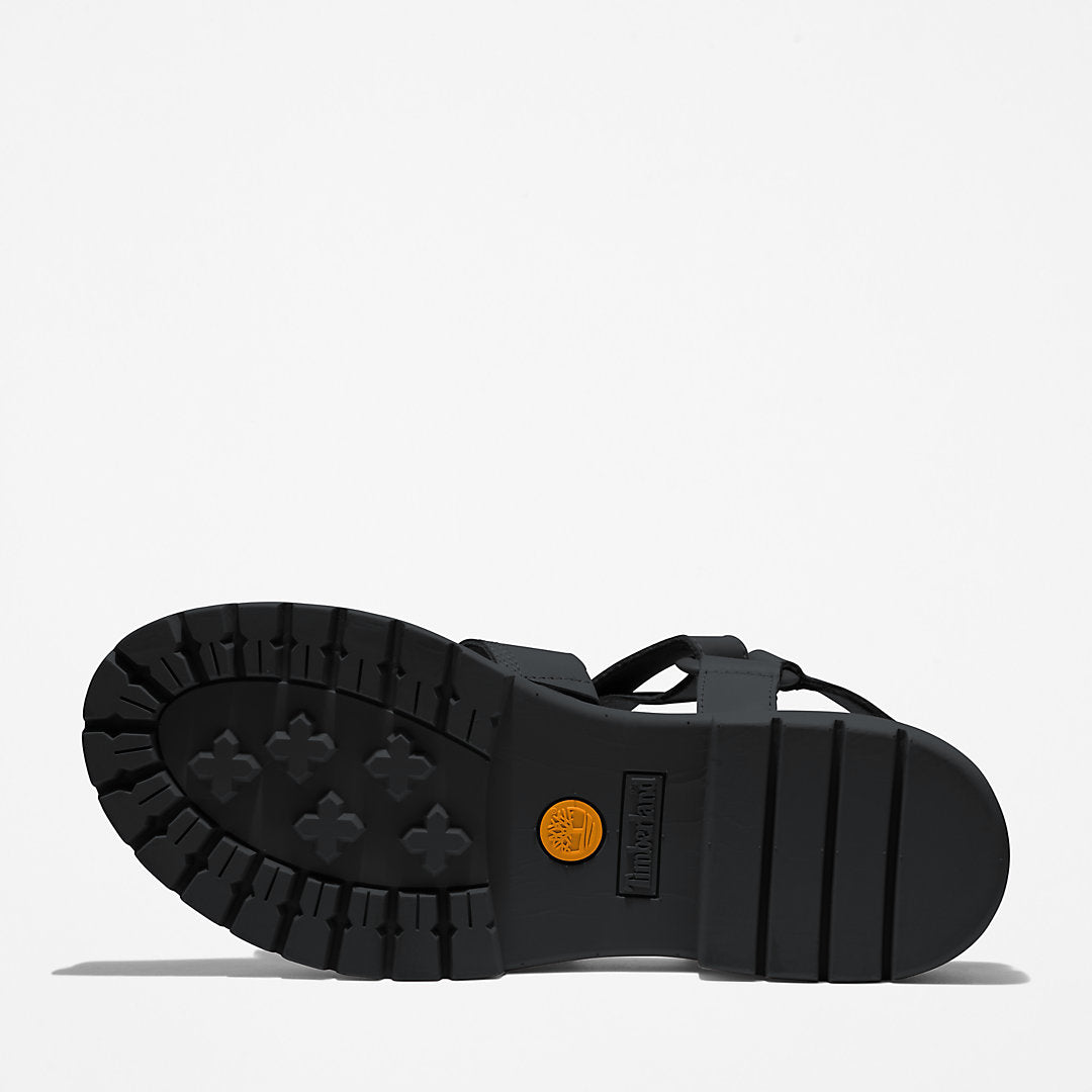Womens Timberland London Vibe Ankle-Strap Sandal for Women in Black
