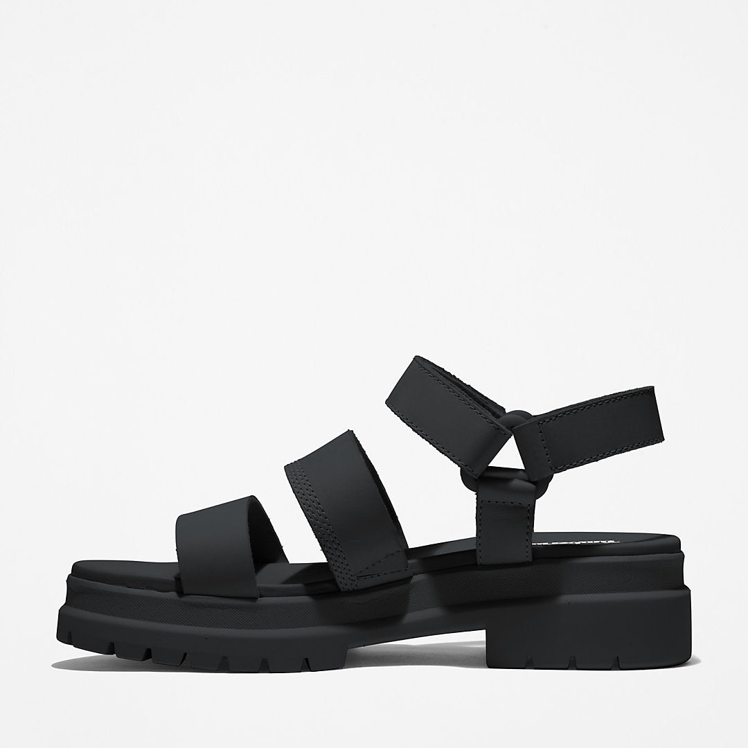 Womens Timberland London Vibe Ankle-Strap Sandal for Women in Black
