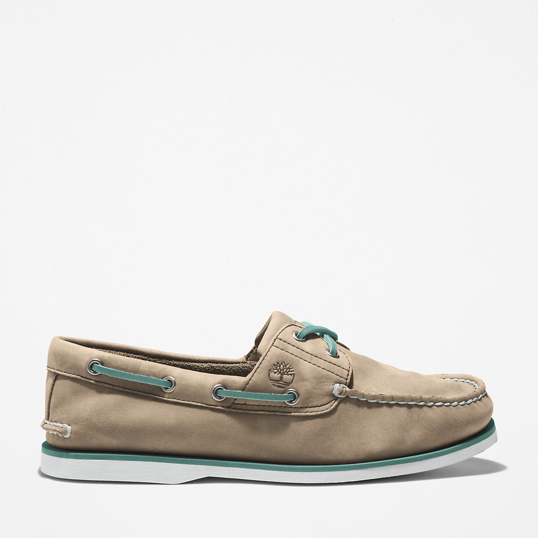 Mens Timberland Timberland® 2-Eye Classic Boat Shoe for Men in Beige
