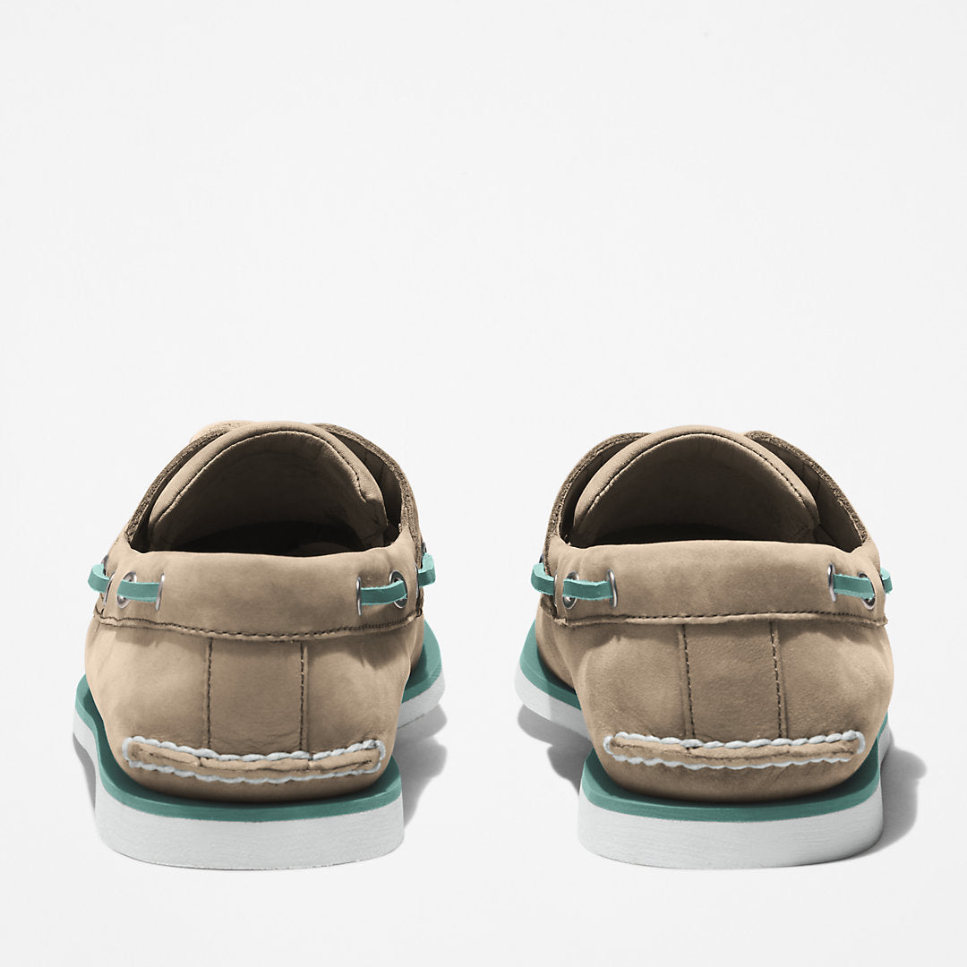 Mens Timberland Timberland® 2-Eye Classic Boat Shoe for Men in Beige