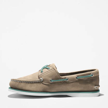 Mens Timberland Timberland® 2-Eye Classic Boat Shoe for Men in Beige