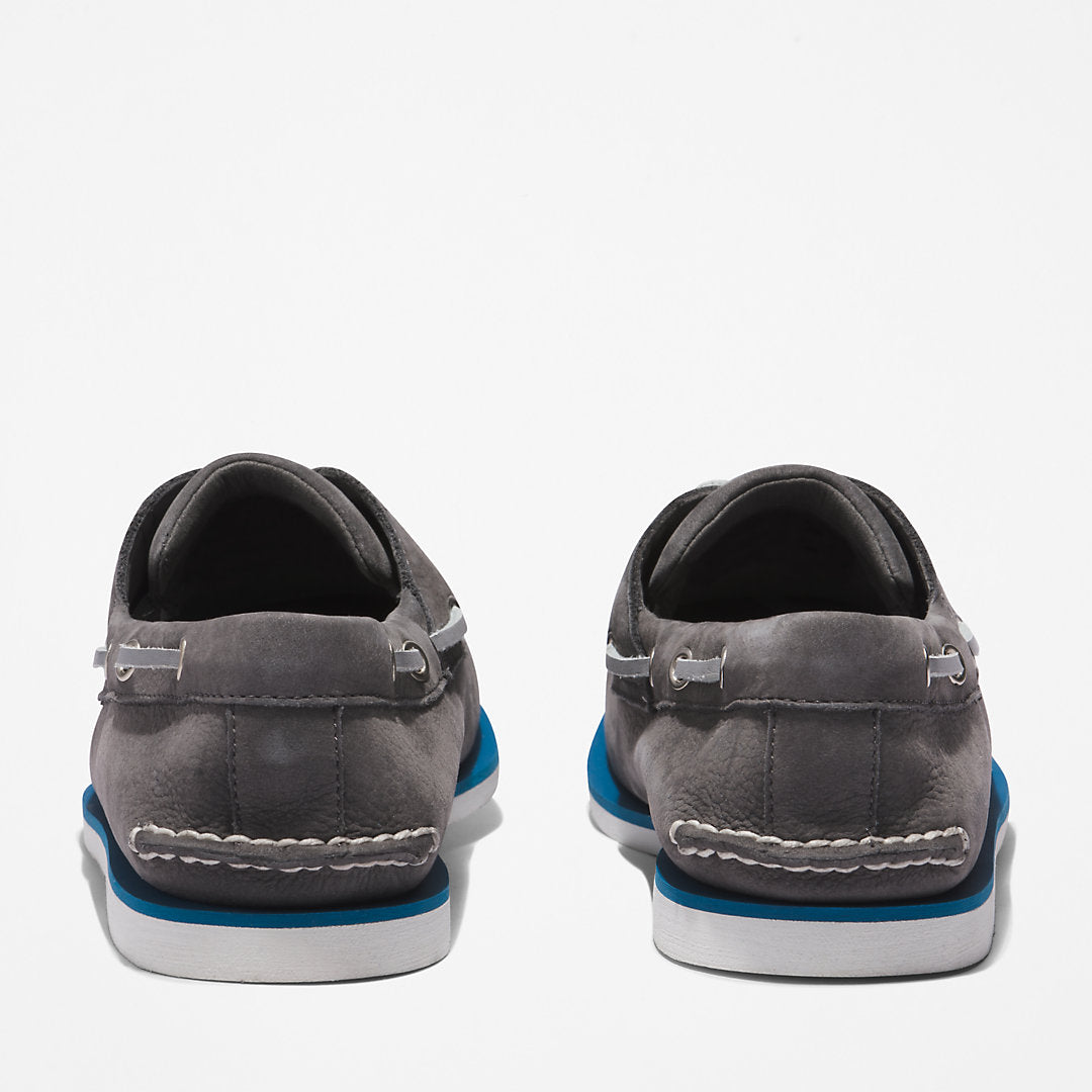 Mens Timberland Timberland® 2-Eye Classic Boat Shoe for Men in Dark Grey