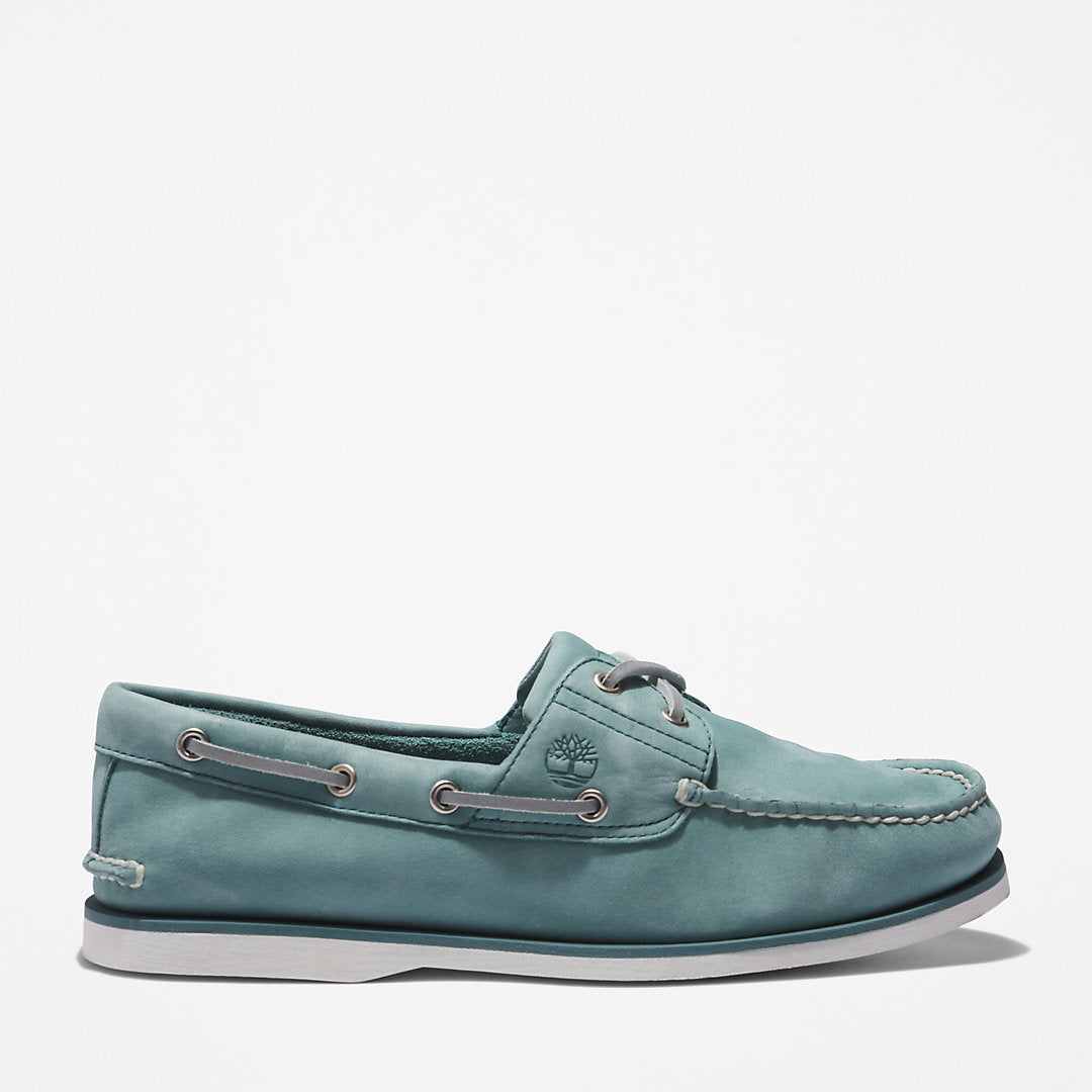 Mens Timberland Timberland® 2-Eye Classic Boat Shoe for Men in Light Blue
