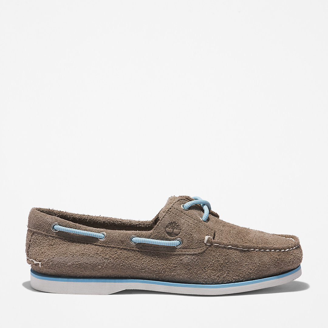 Mens Timberland Timberland® 2-Eye Classic Boat Shoe for Men in Medium Grey
