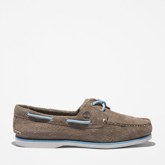 Mens Timberland Timberland® 2-Eye Classic Boat Shoe for Men in Medium Grey