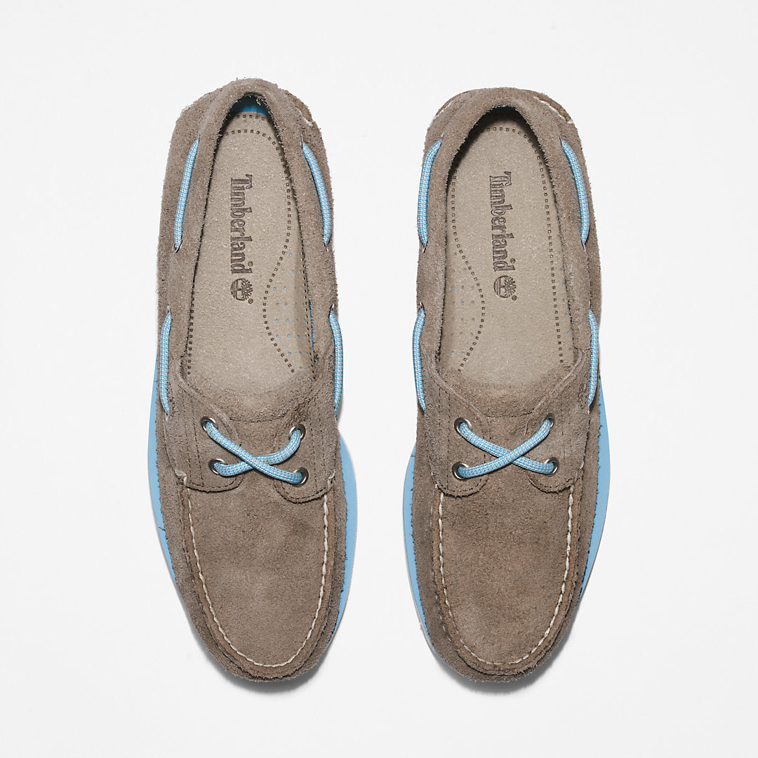 Mens Timberland Timberland® 2-Eye Classic Boat Shoe for Men in Medium Grey