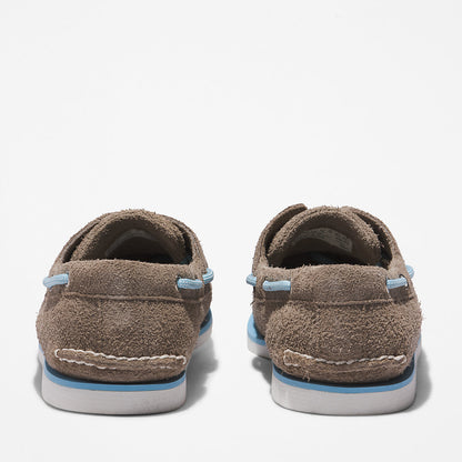 Mens Timberland Timberland® 2-Eye Classic Boat Shoe for Men in Medium Grey