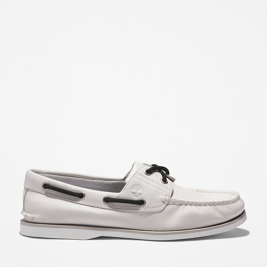 Mens Timberland Timberland® 2-Eye Classic Boat Shoe for Men in White