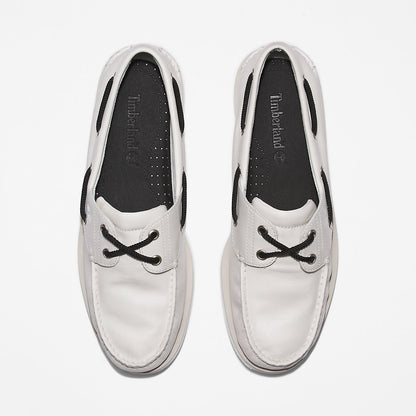 Mens Timberland Timberland® 2-Eye Classic Boat Shoe for Men in White