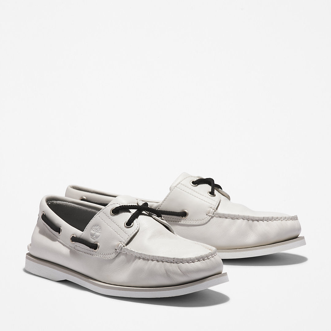 Mens Timberland Timberland® 2-Eye Classic Boat Shoe for Men in White