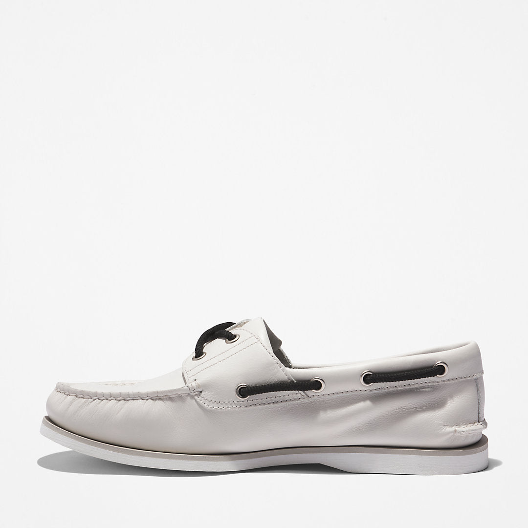 Mens Timberland Timberland® 2-Eye Classic Boat Shoe for Men in White