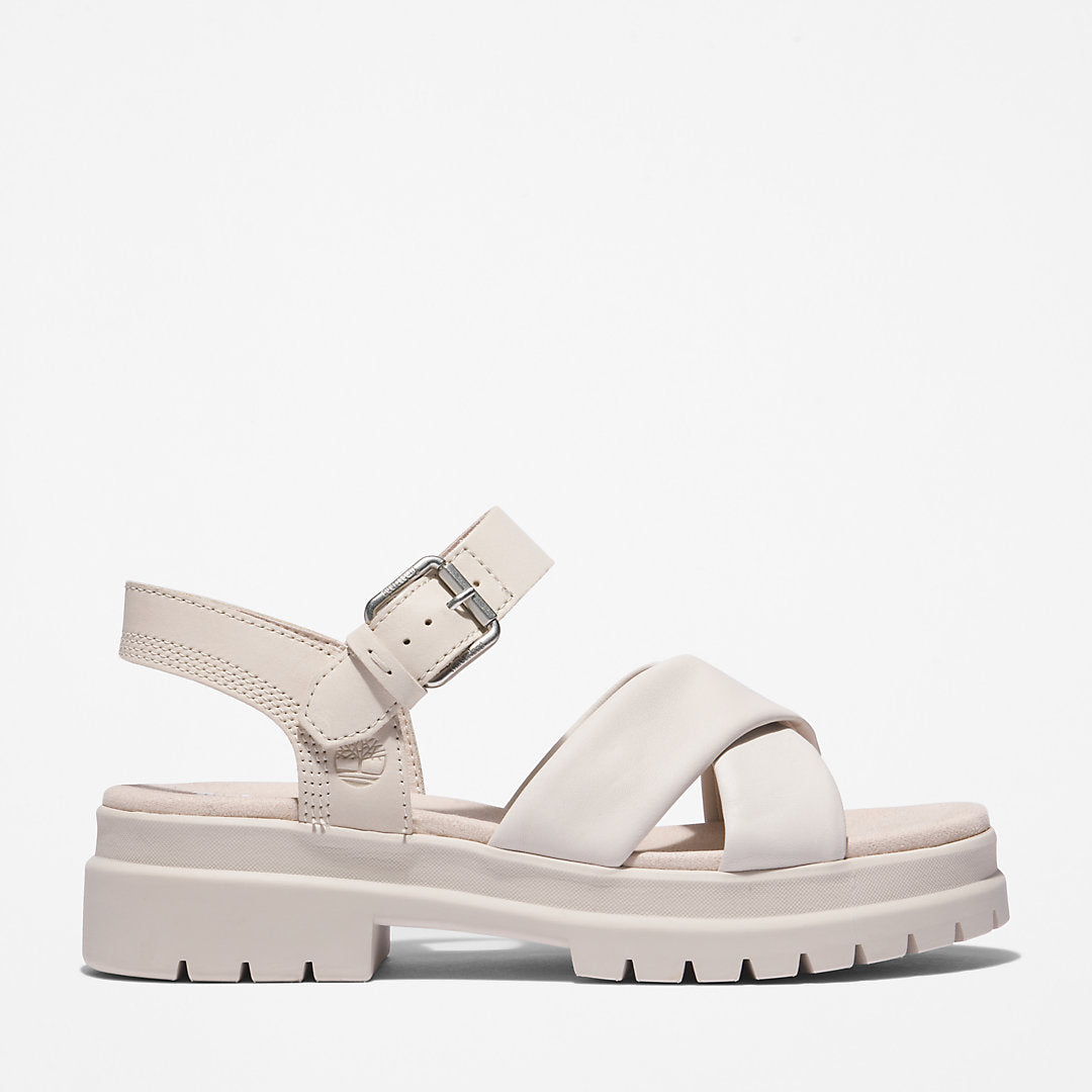 Womens Timberland London Vibe Ankle-strap Sandal for Women in White