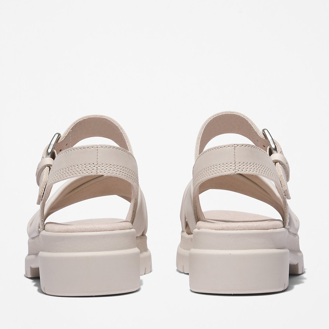 Womens Timberland London Vibe Ankle-strap Sandal for Women in White