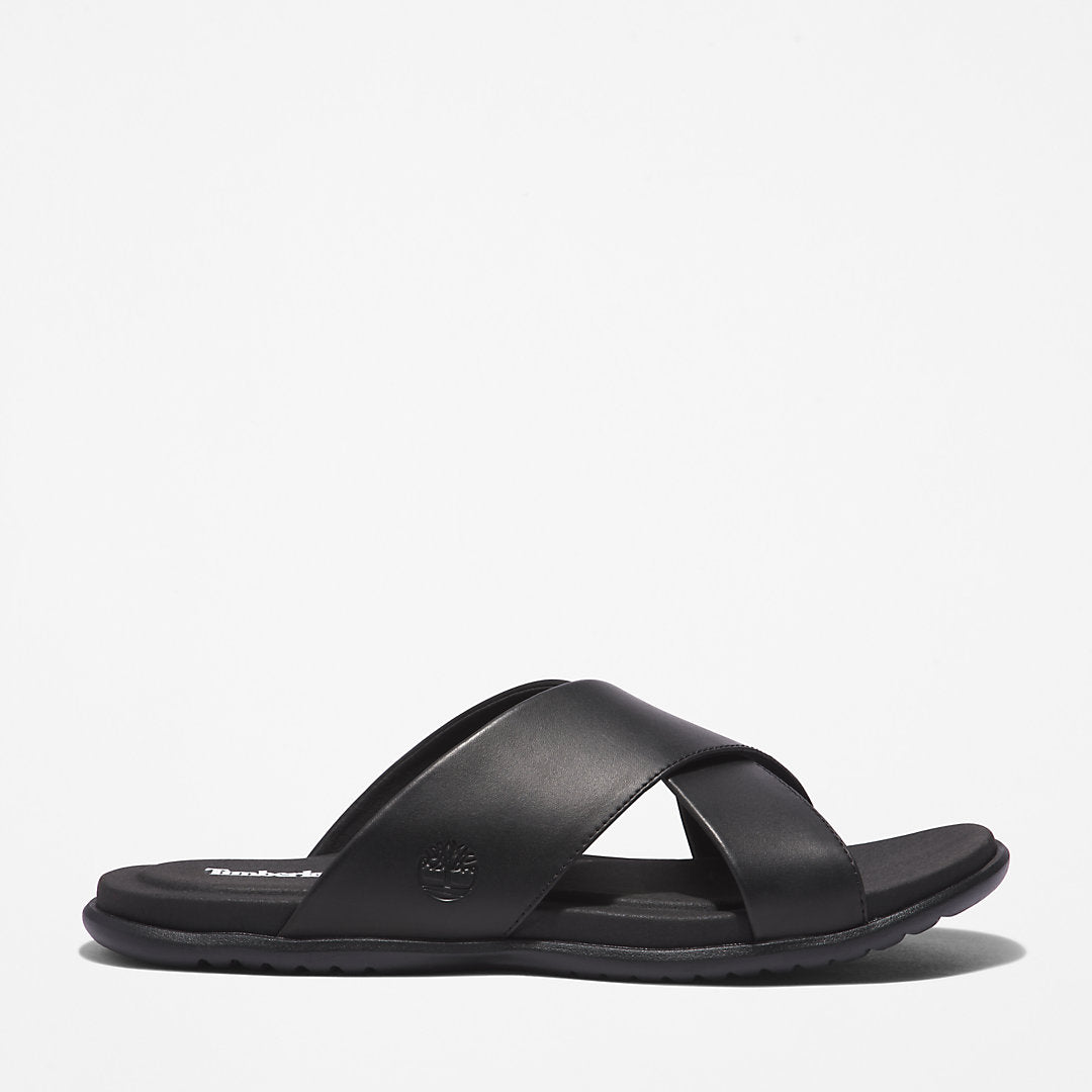 Mens Timberland Kesler Cove Cross-band Sandal for Men in Black