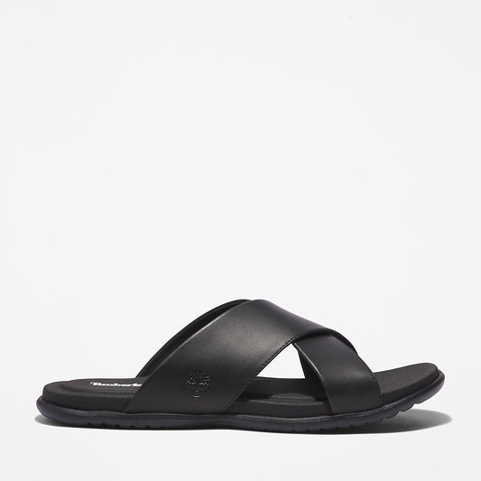 Mens Timberland Kesler Cove Cross-band Sandal for Men in Black