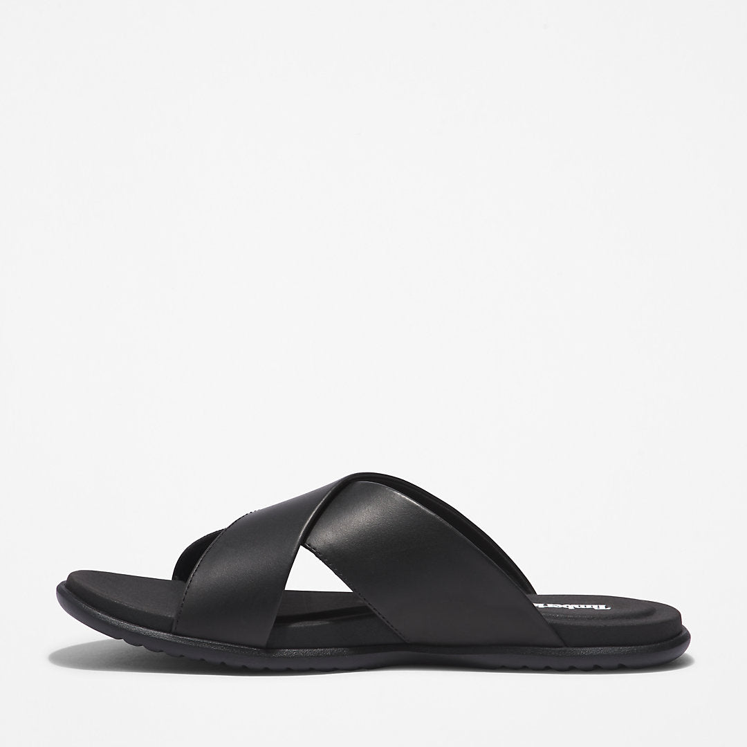 Mens Timberland Kesler Cove Cross-band Sandal for Men in Black