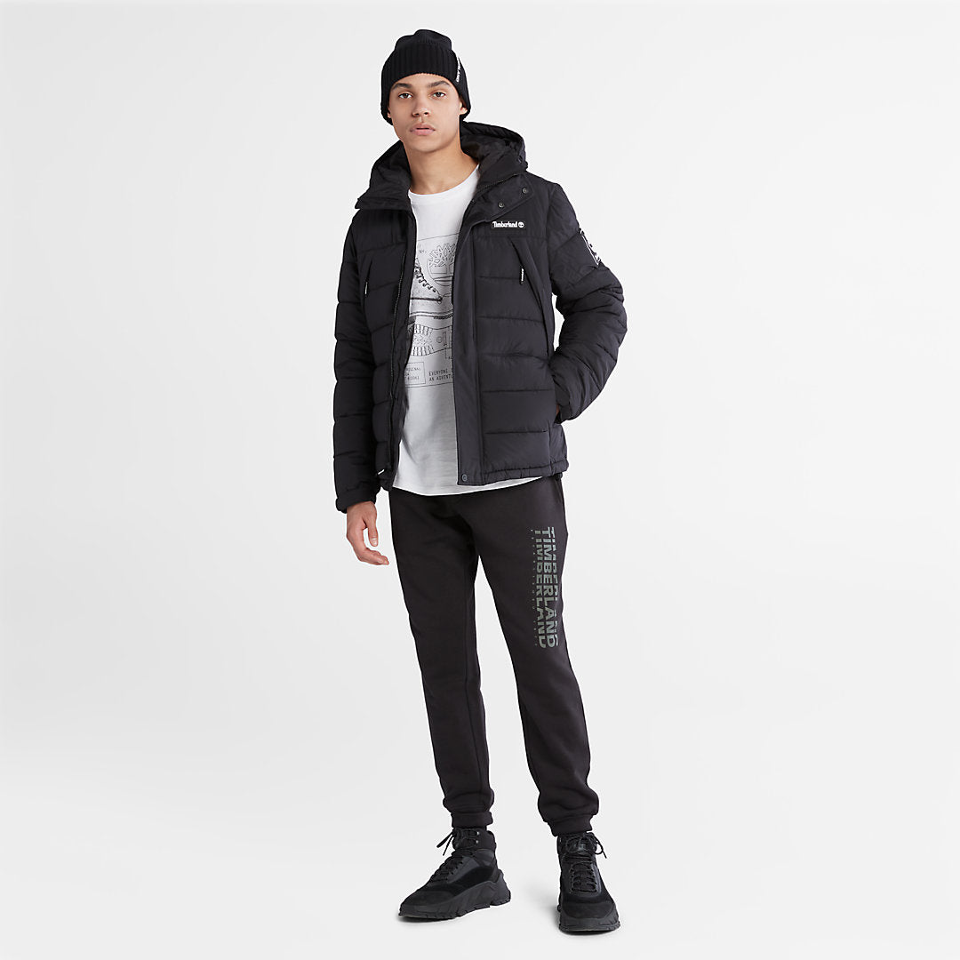 Mens Timberland Outdoor Archive Puffer Jacket for Men in Black