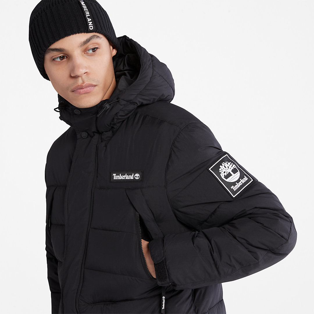 Mens Timberland Outdoor Archive Puffer Jacket for Men in Black