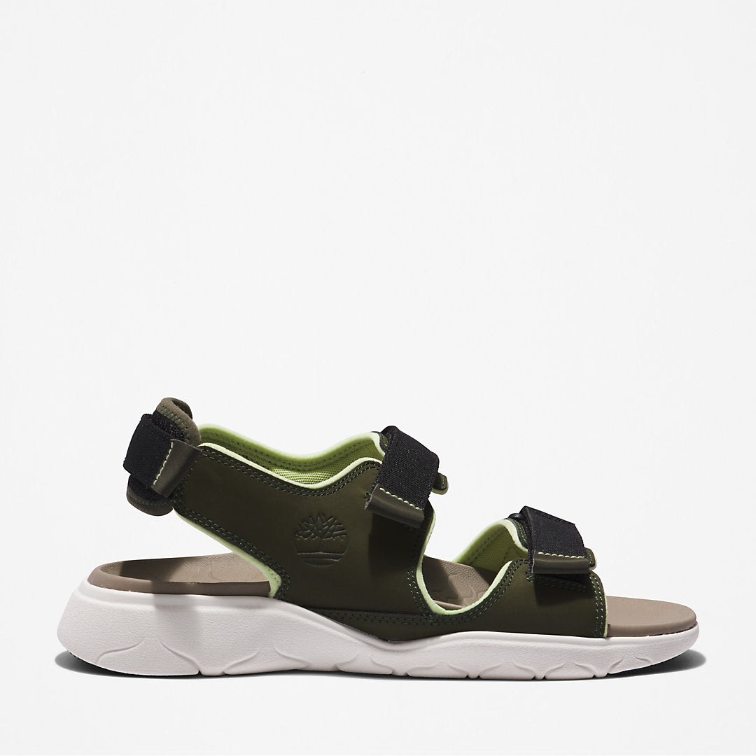 Mens Timberland TBL® Whitehaven Backstrap Sandal for Men in Dark Green