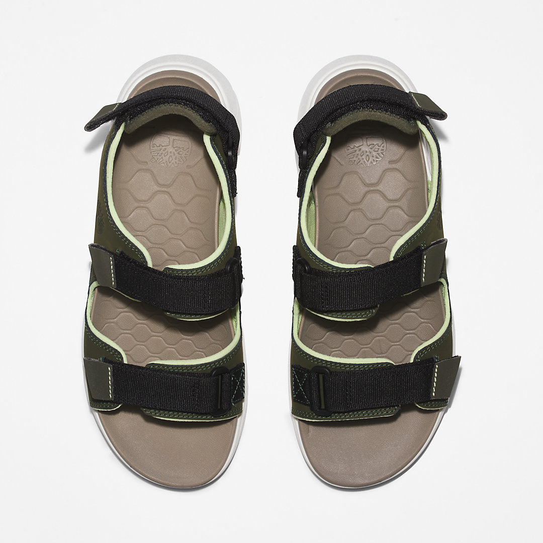 Mens Timberland TBL® Whitehaven Backstrap Sandal for Men in Dark Green