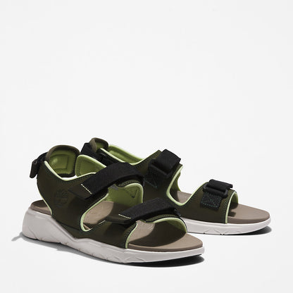 Mens Timberland TBL® Whitehaven Backstrap Sandal for Men in Dark Green