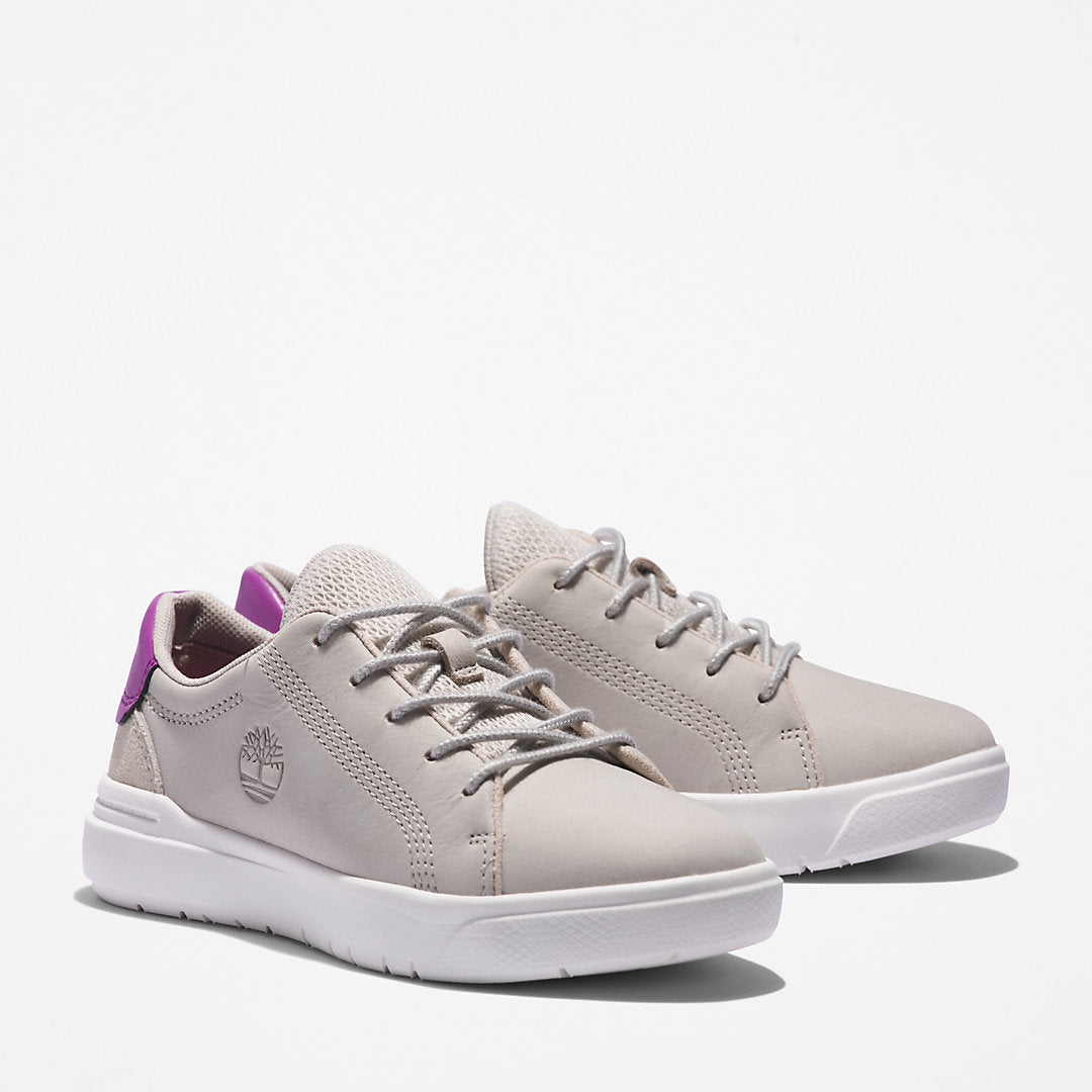 Kids Timberland Seneca Bay Leather Trainer for Kids in White