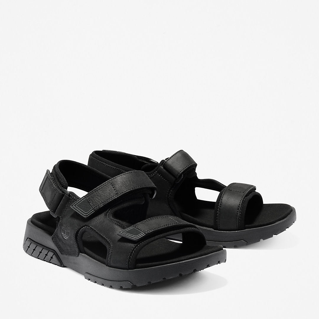 Mens Timberland Anchor Watch Backstrap Sandal for Men in Black