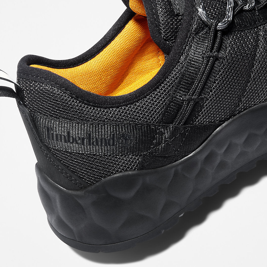 Mens Timberland Solar Wave Mesh Sneaker for Men in Monochrome Black