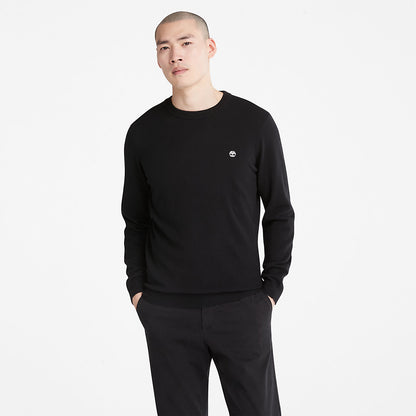 Mens Timberland Cohas Brook Crewneck Sweater for Men in Black