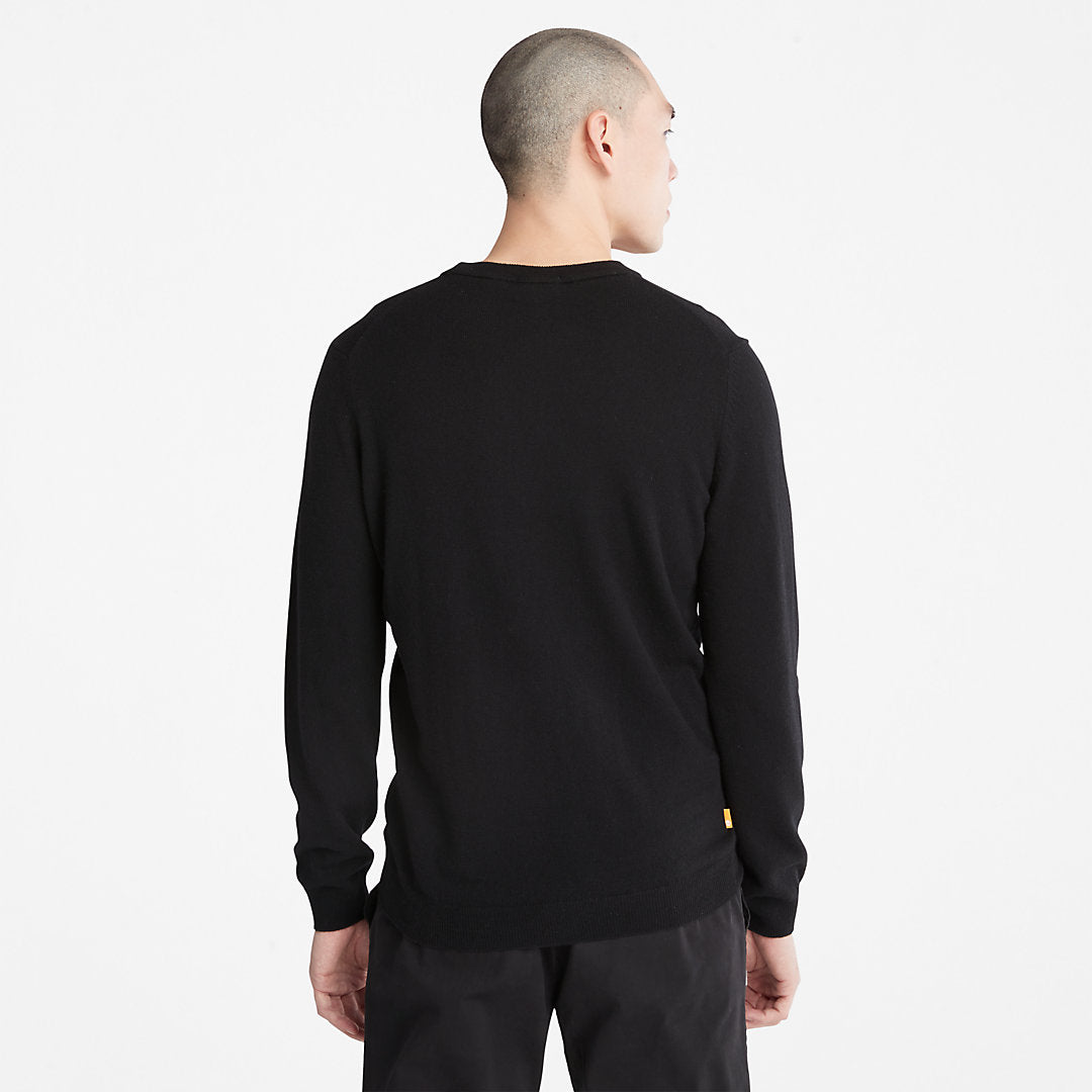 Mens Timberland Cohas Brook Crewneck Sweater for Men in Black