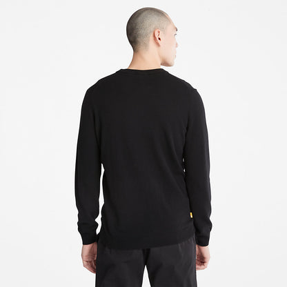 Mens Timberland Cohas Brook Crewneck Sweater for Men in Black