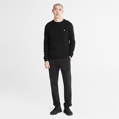 Mens Timberland Cohas Brook Crewneck Sweater for Men in Black
