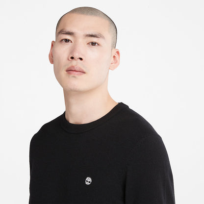 Mens Timberland Cohas Brook Crewneck Sweater for Men in Black