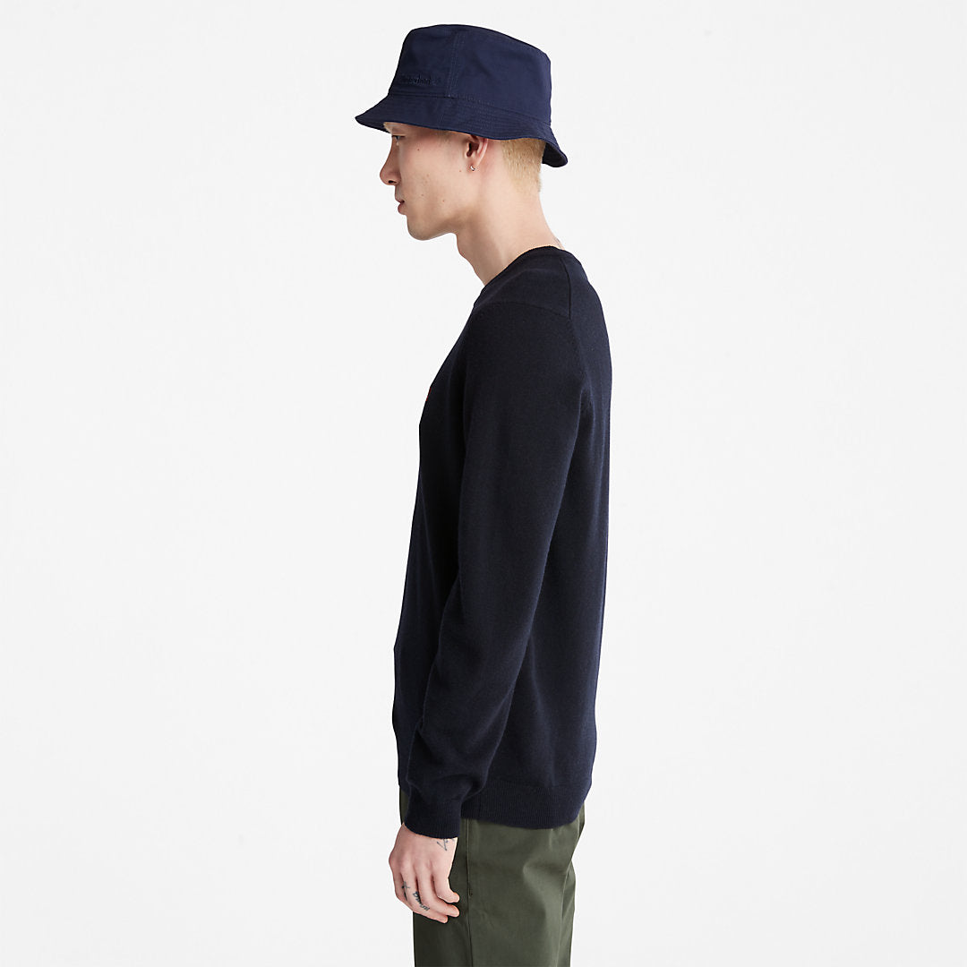 Mens Timberland Cohas Brook Crewneck Sweater for Men in Navy