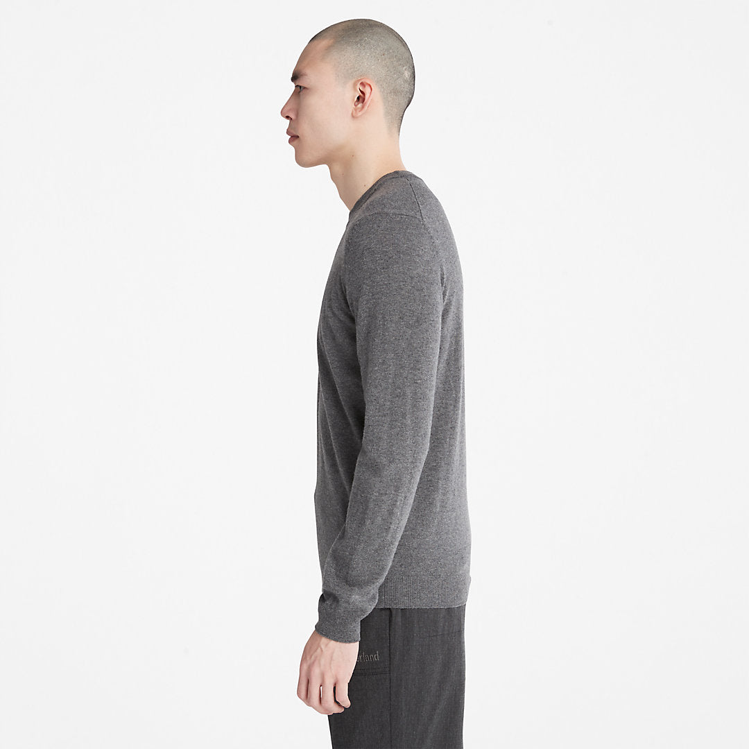 Mens Timberland Cohas Brook Crewneck Sweater for Men in Grey