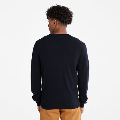 Mens Timberland Cohas Brook V-Neck Sweater for Men in Navy